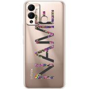 Прозрачный чехол BoxFace Infinix Hot 12 Play Именной