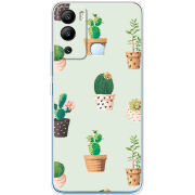 Чехол BoxFace Infinix Hot 12i L-green Cacti