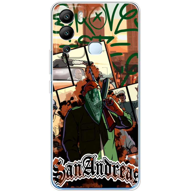 Чехол BoxFace Infinix Hot 12i GTA San Andreas