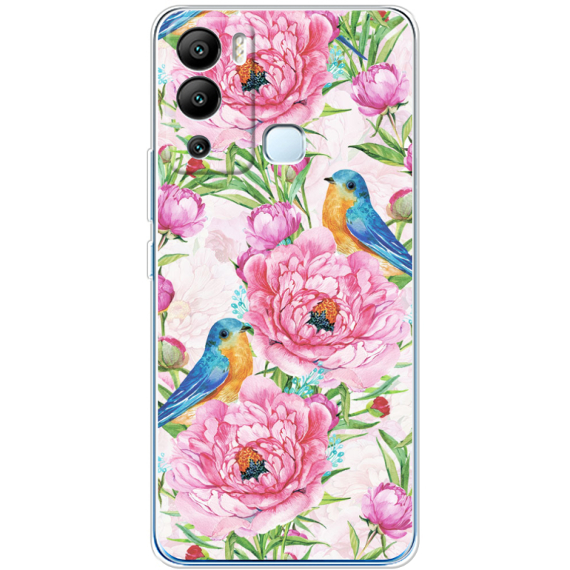 Чехол BoxFace Infinix Hot 12i Birds and Flowers