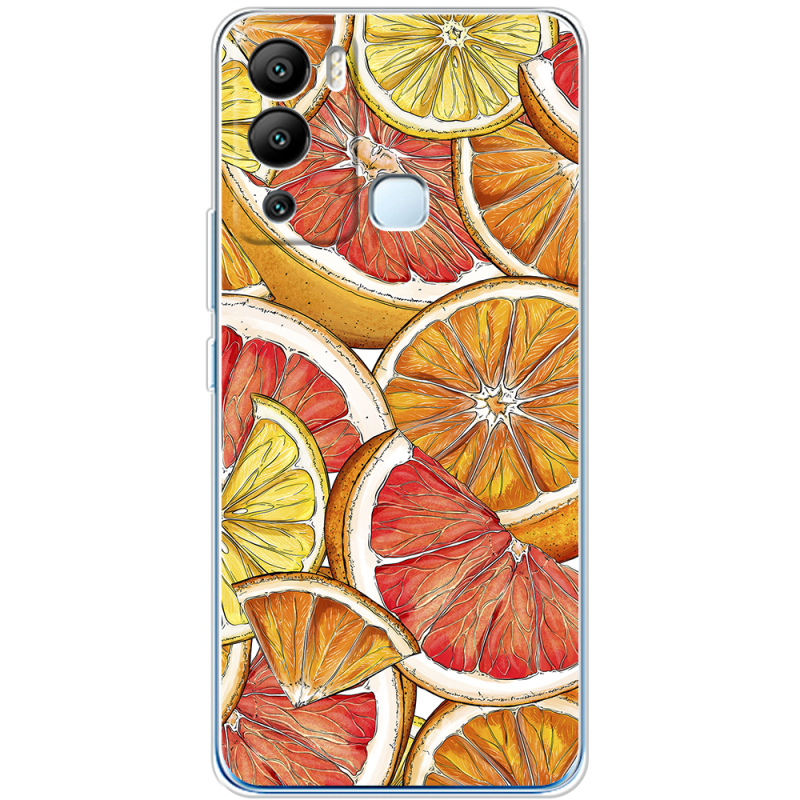 Чехол BoxFace Infinix Hot 12i Citrus Pattern