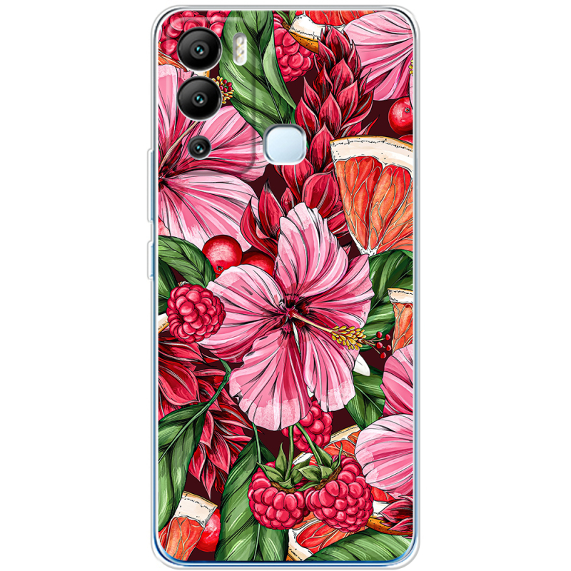 Чехол BoxFace Infinix Hot 12i Tropical Flowers