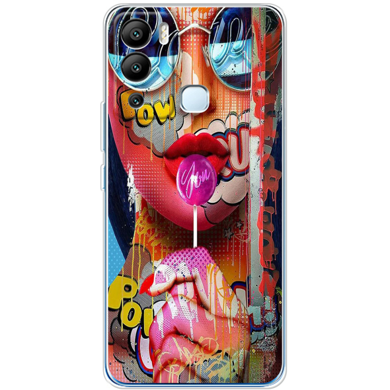 Чехол BoxFace Infinix Hot 12i Colorful Girl