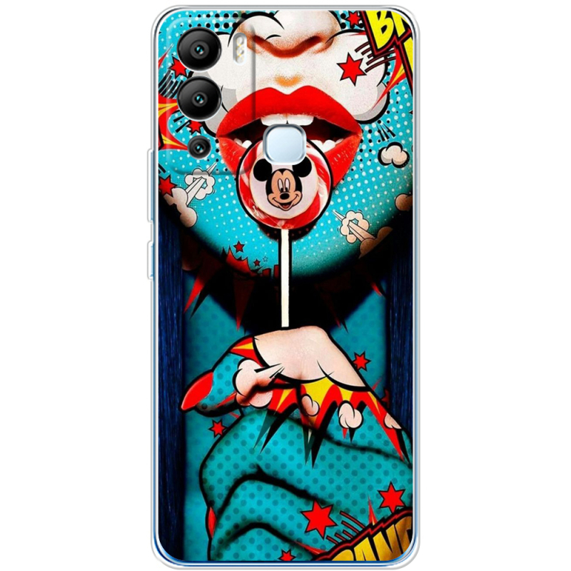 Чехол BoxFace Infinix Hot 12i Girl Pop Art