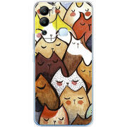 Чехол BoxFace Infinix Hot 12i Sleepy Cats