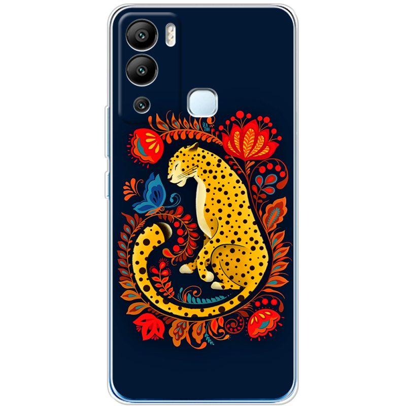 Чехол BoxFace Infinix Hot 12i Petrykivka Leopard