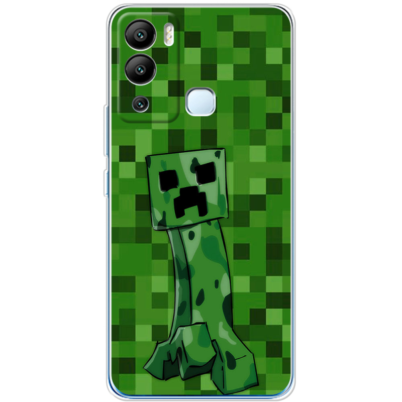 Чехол BoxFace Infinix Hot 12i Minecraft Creeper