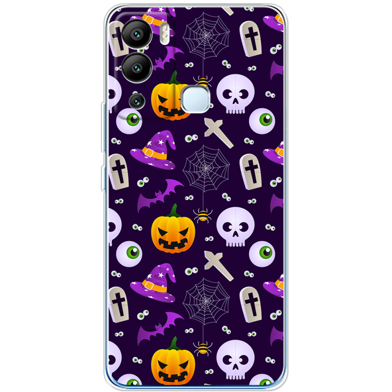 Чехол BoxFace Infinix Hot 12i Halloween Purple Mood