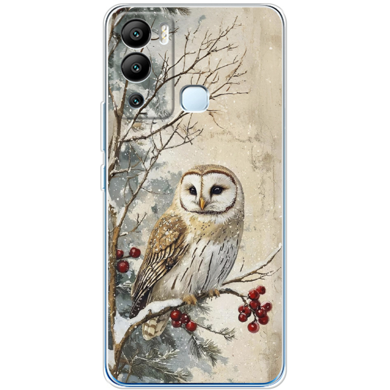 Чехол BoxFace Infinix Hot 12i Christmas Owl