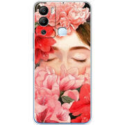 Чехол BoxFace Infinix Hot 12i Girl in Flowers