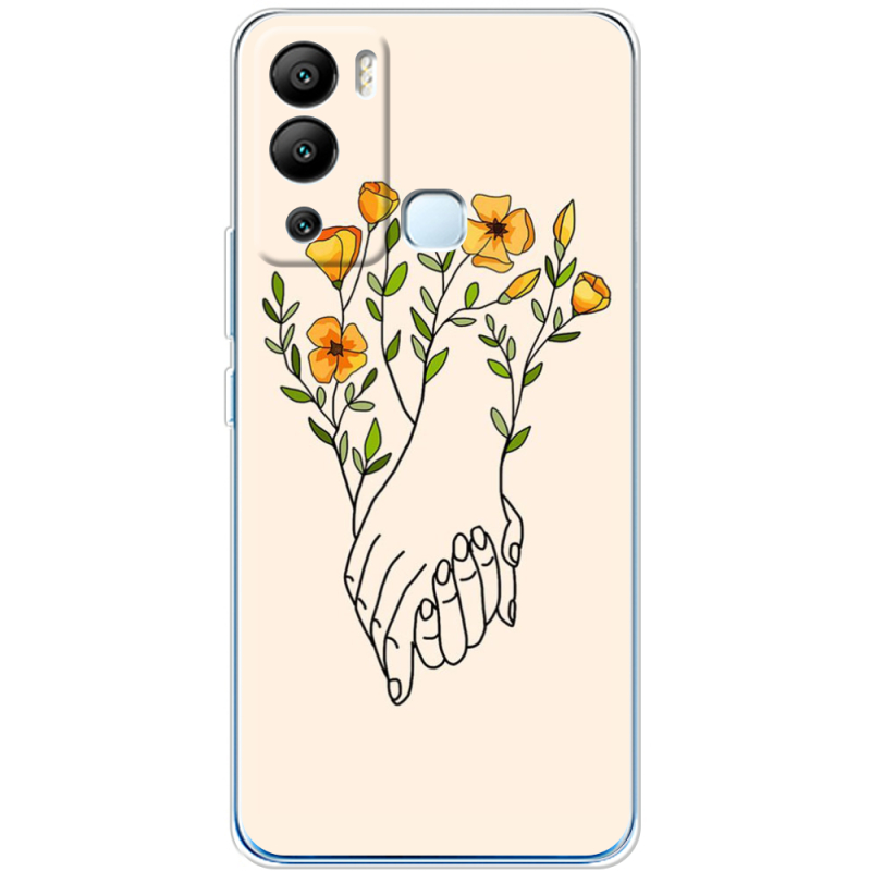 Чехол BoxFace Infinix Hot 12i Flower Hands