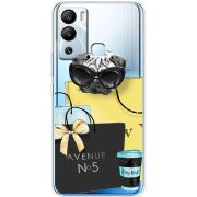 Прозрачный чехол BoxFace Infinix Hot 12i Fashion Pug