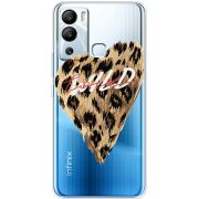 Прозрачный чехол BoxFace Infinix Hot 12i Wild Love