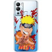 Прозрачный чехол BoxFace Infinix Hot 12i Naruto