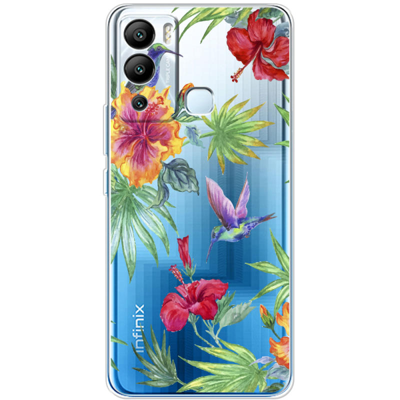 Прозрачный чехол BoxFace Infinix Hot 12i Tropical