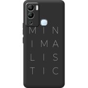 Черный чехол BoxFace Infinix Hot 12i Minimalistic