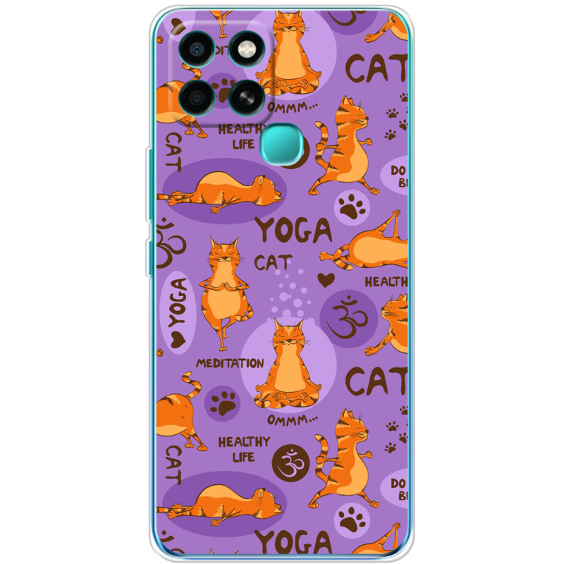 Чехол BoxFace Infinix Smart 6 Yoga Cat