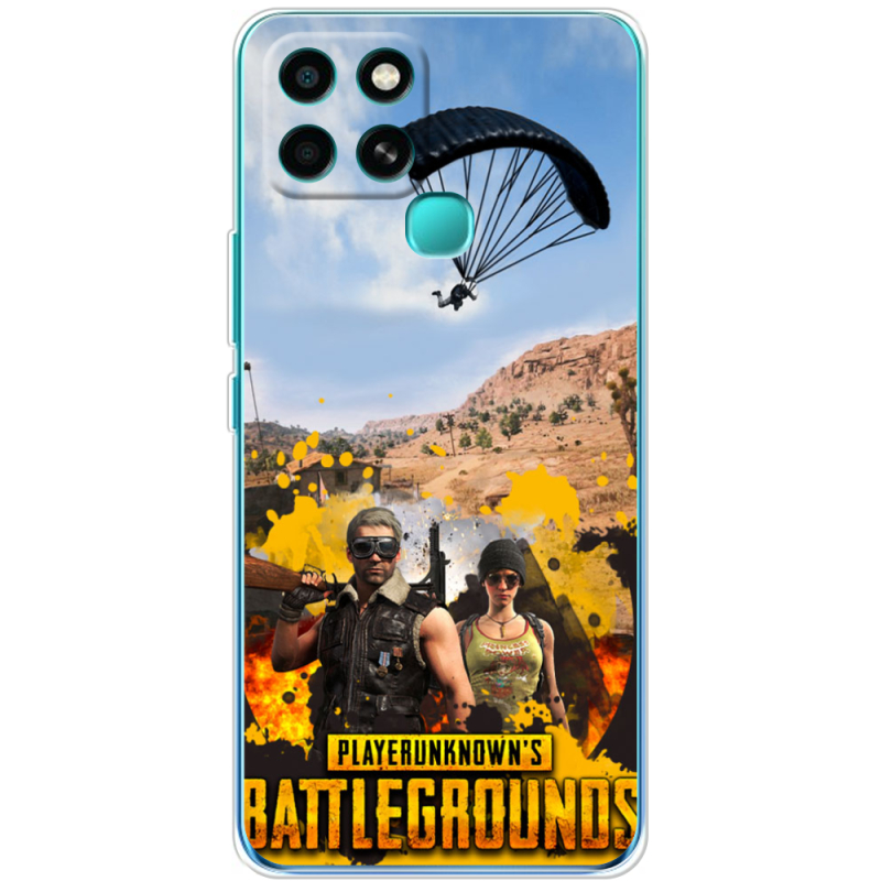 Чехол BoxFace Infinix Smart 6 Pubg parachute