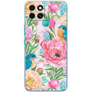 Чехол BoxFace Infinix Smart 6 Birds in Flowers