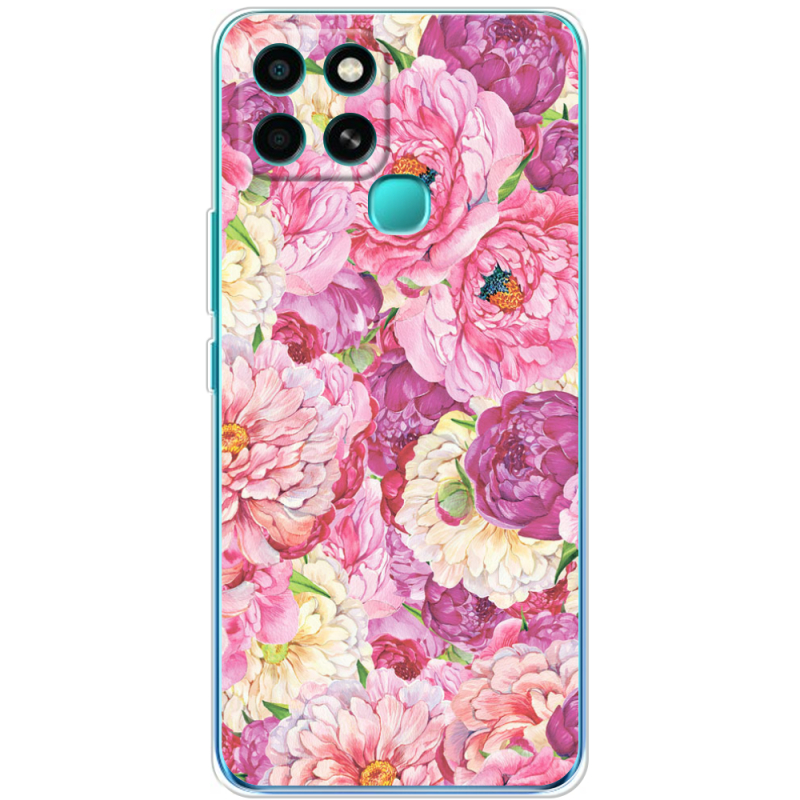 Чехол BoxFace Infinix Smart 6 Pink Peonies