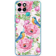 Чехол BoxFace Infinix Smart 6 Birds and Flowers