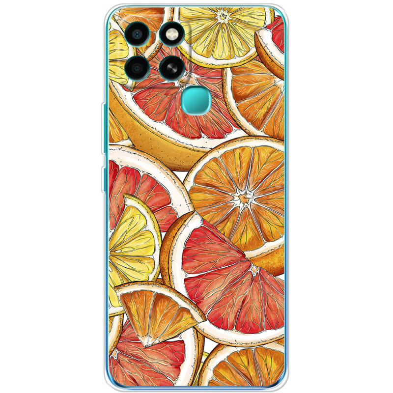 Чехол BoxFace Infinix Smart 6 Citrus Pattern