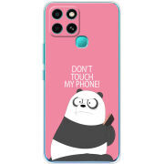 Чехол BoxFace Infinix Smart 6 Dont Touch My Phone Panda