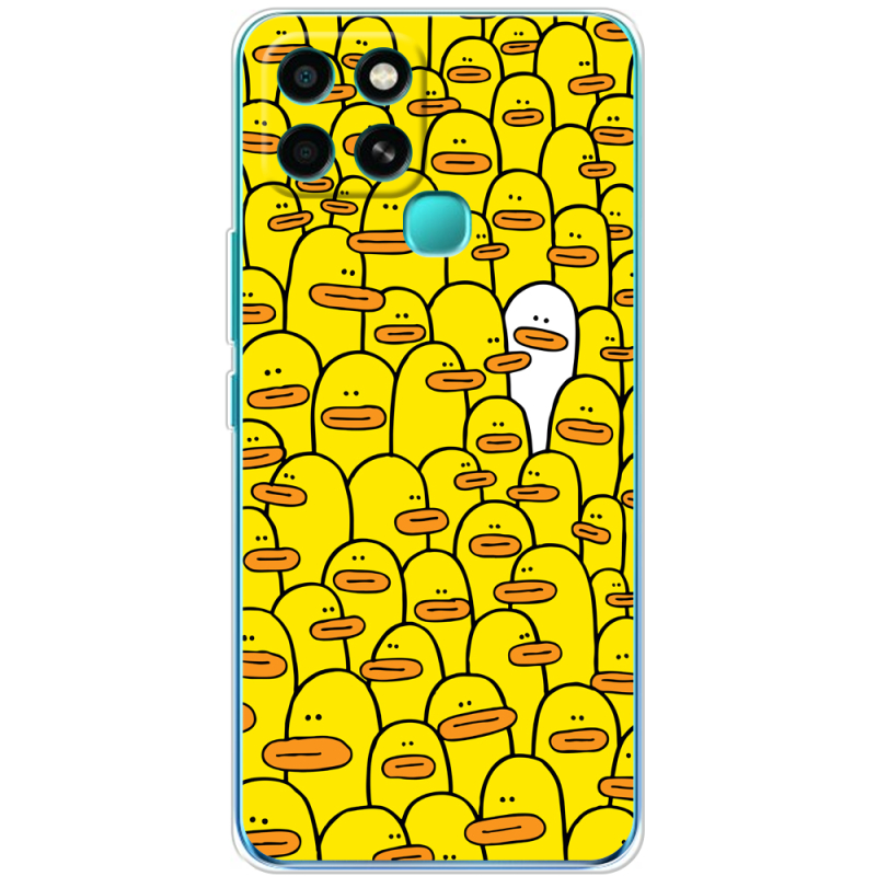 Чехол BoxFace Infinix Smart 6 Yellow Ducklings