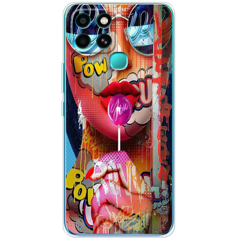 Чехол BoxFace Infinix Smart 6 Colorful Girl