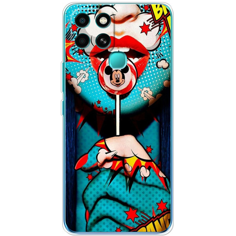 Чехол BoxFace Infinix Smart 6 Girl Pop Art