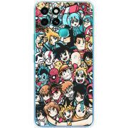 Чехол BoxFace Infinix Smart 6 Anime Stickers