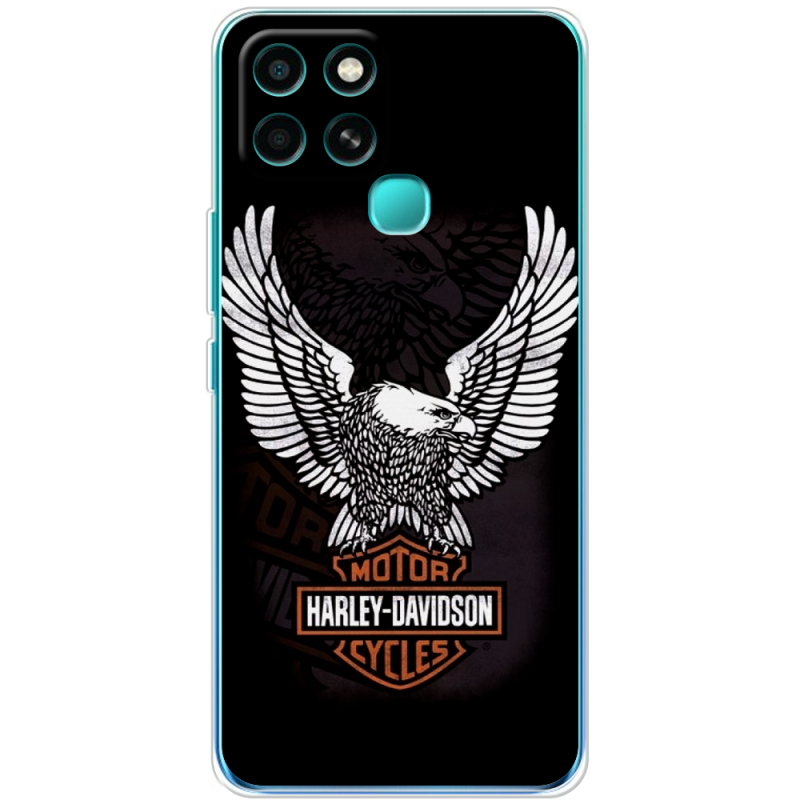 Чехол BoxFace Infinix Smart 6 Harley Davidson and eagle