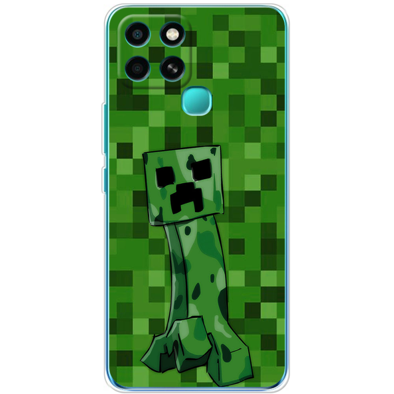 Чехол BoxFace Infinix Smart 6 Minecraft Creeper