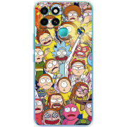 Чехол BoxFace Infinix Smart 6 Rick and Morty