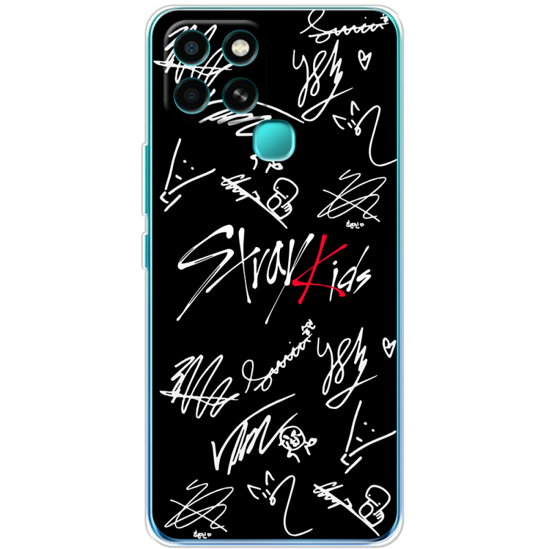 Чехол BoxFace Infinix Smart 6 Stray Kids автограф