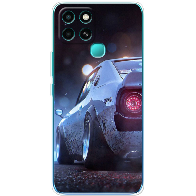 Чехол BoxFace Infinix Smart 6 Silver Car