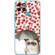 Чехол BoxFace Infinix Smart 6 Raining Hearts