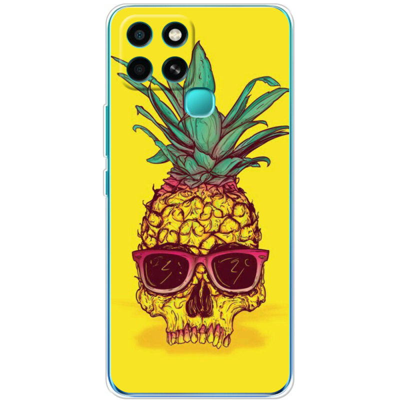 Чехол BoxFace Infinix Smart 6 Pineapple Skull