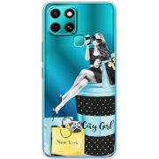 Прозрачный чехол BoxFace Infinix Smart 6 City Girl