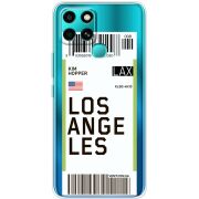 Прозрачный чехол BoxFace Infinix Smart 6 Ticket Los Angeles