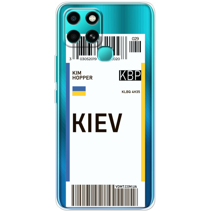 Прозрачный чехол BoxFace Infinix Smart 6 Ticket Kiev