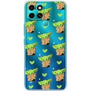 Прозрачный чехол BoxFace Infinix Smart 6 Pattern Baby Yoda