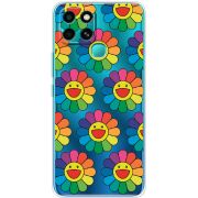 Прозрачный чехол BoxFace Infinix Smart 6 Hippie Flowers