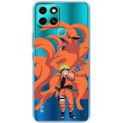 Прозрачный чехол BoxFace Infinix Smart 6 Naruto and Kurama