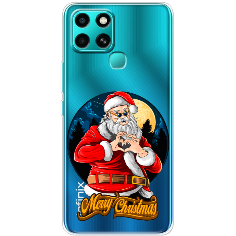 Прозрачный чехол BoxFace Infinix Smart 6 Cool Santa