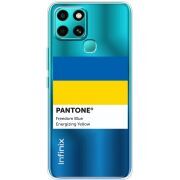 Прозрачный чехол BoxFace Infinix Smart 6 Pantone вільний синій