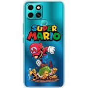 Прозрачный чехол BoxFace Infinix Smart 6 Super Mario