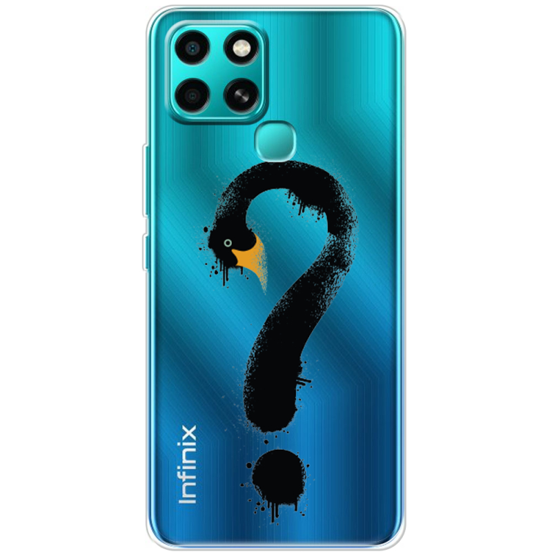 Прозрачный чехол BoxFace Infinix Smart 6 Swan question