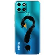 Прозрачный чехол BoxFace Infinix Smart 6 Swan question
