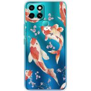 Прозрачный чехол BoxFace Infinix Smart 6 Japanese Koi Fish